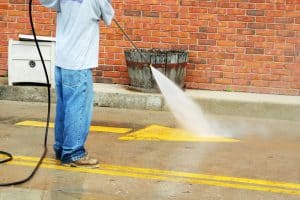 Brick Surface Cleaning