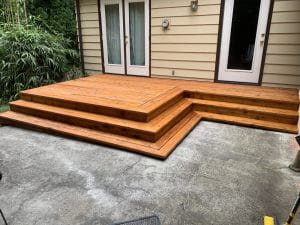 clean deck and patio