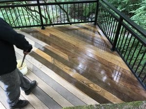 deck staining
